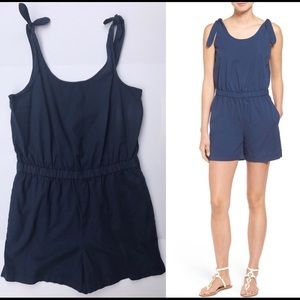 Tie Navy Romper from Madewell